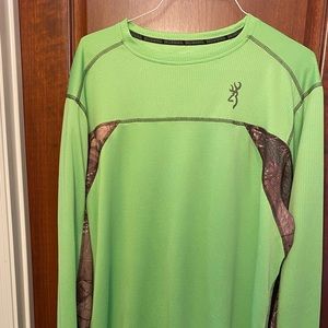 Last day - Donating. Camouflage Browning Long Sleeve Shirt. 2XL
